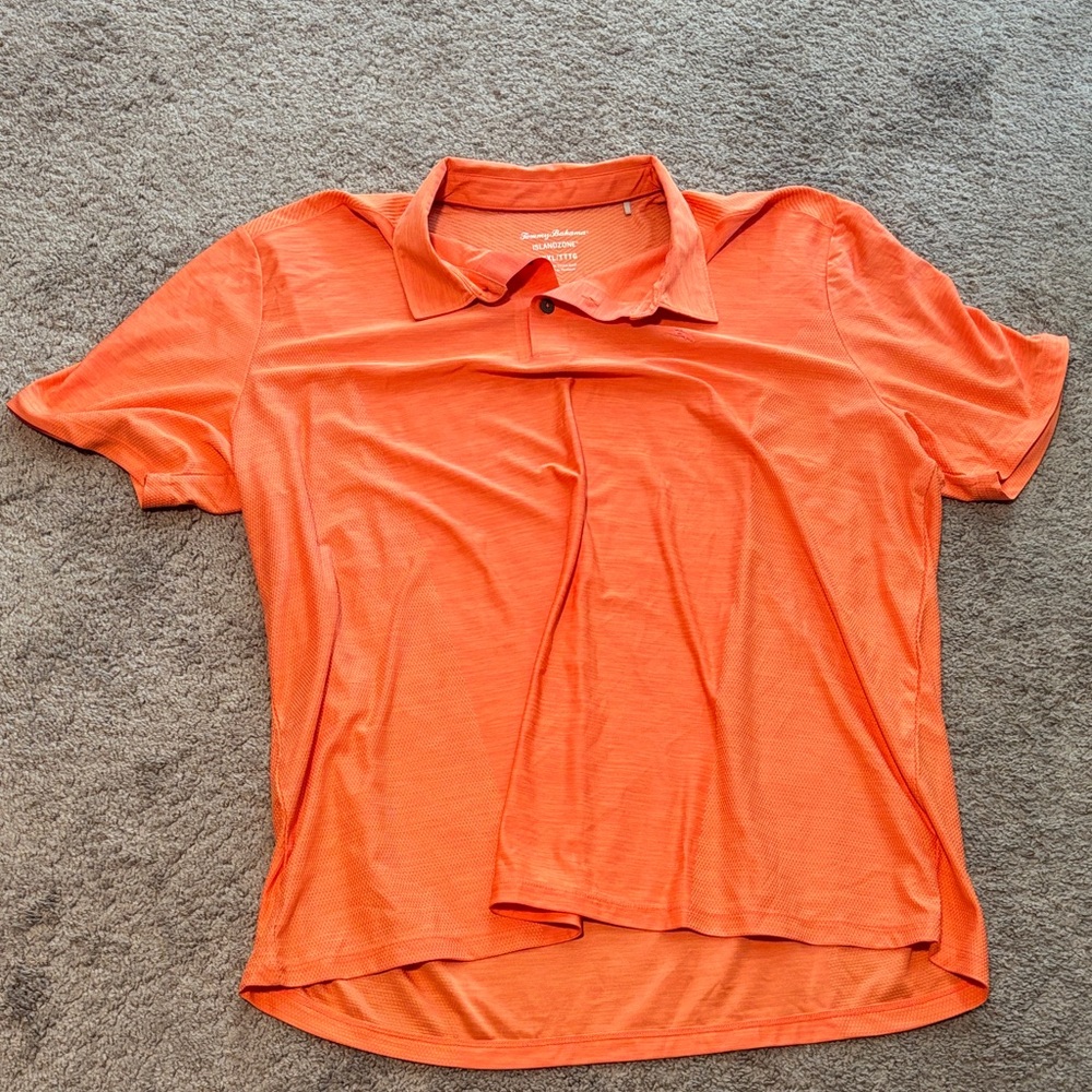 Tommy Bahama IslandZone Bold Orange Shirt